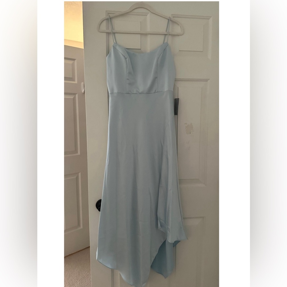 Elegant Light Blue Women's Dress